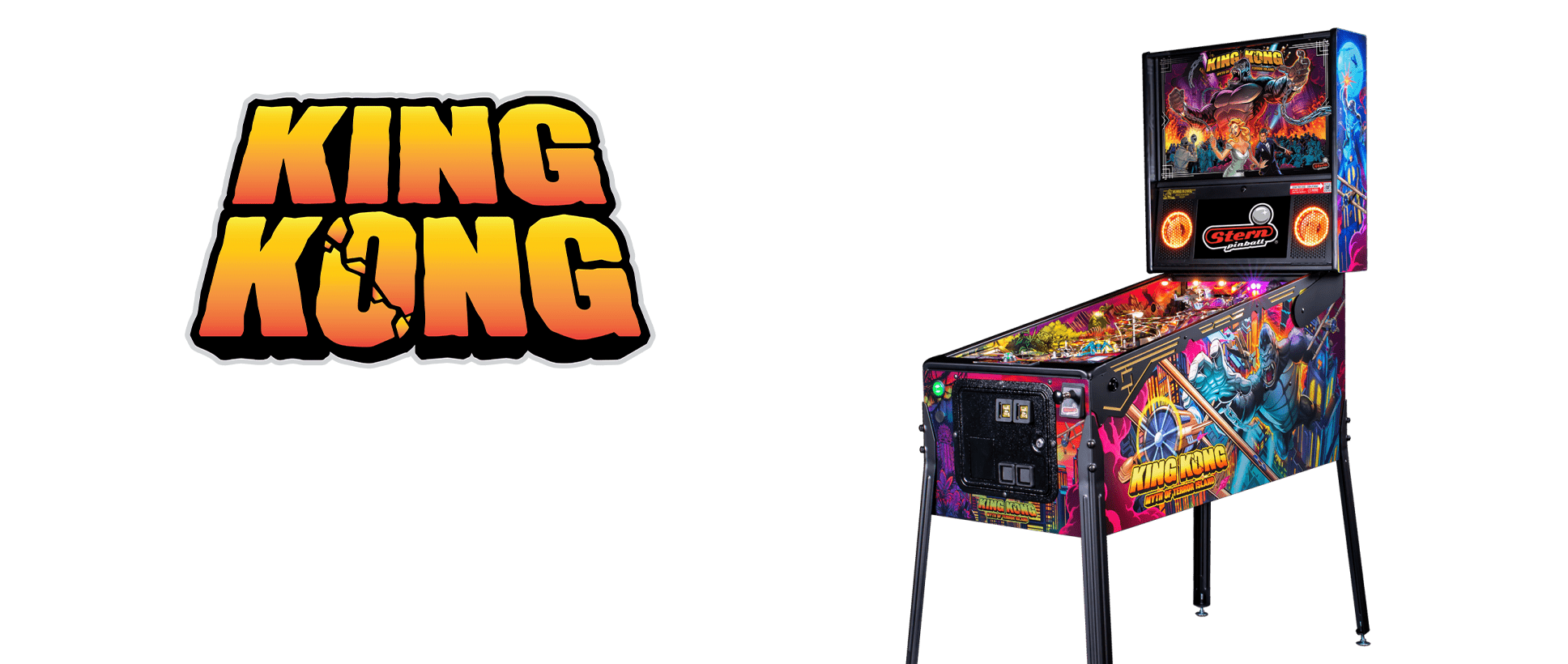 Купить пинбол King Kong Myth of Terror Island